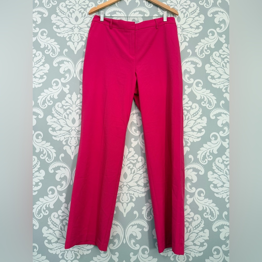 Suzy Shier Neon Pink Wide Leg Trousers